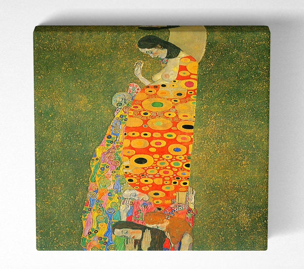 Picture of Klimt Abandoned Hope Square Canvas Wall Art