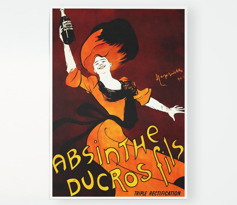 Absinthe Ducros Fils Print Poster Wall Art