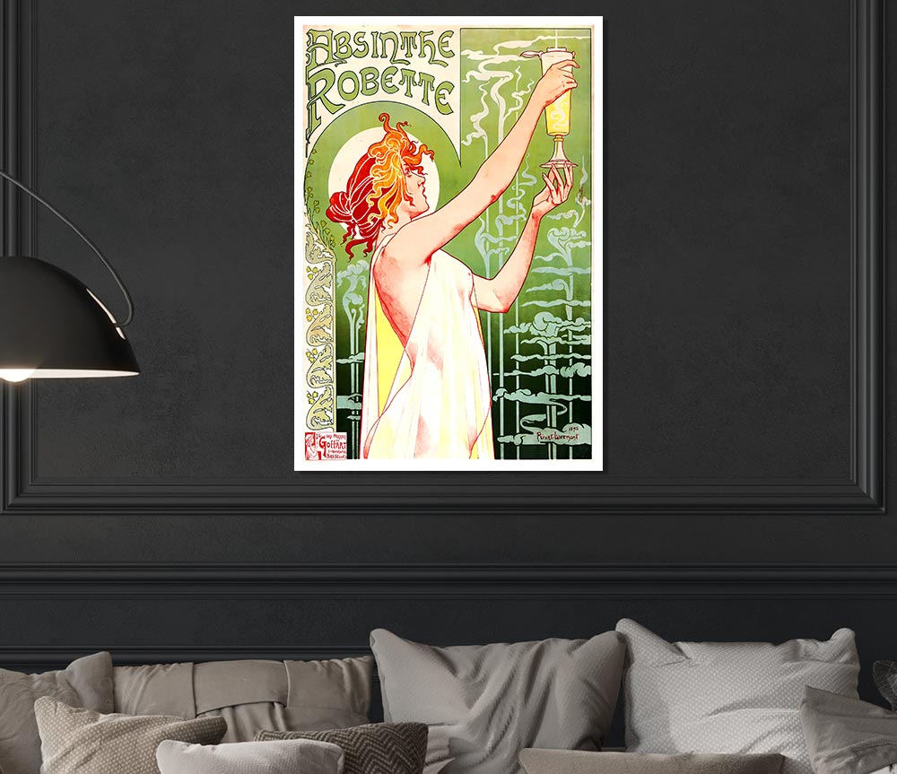 Absinthe Robette Print Poster Wall Art