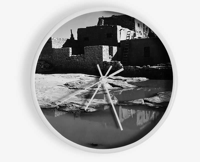 Ansel Adams Acoma Pueblo 3 Clock - Wallart-Direct UK