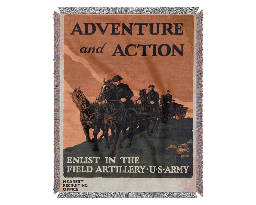 Adventure And Action Woven Blanket