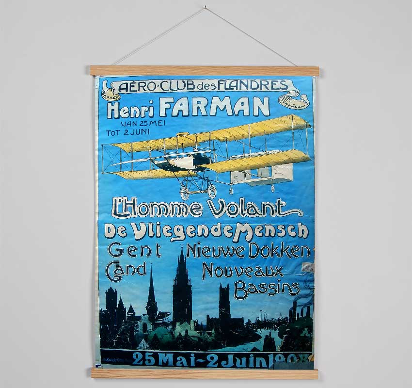 Aero Club Hanging Poster - Wallart-Direct UK