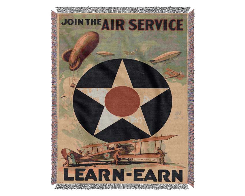 Air Service Woven Blanket