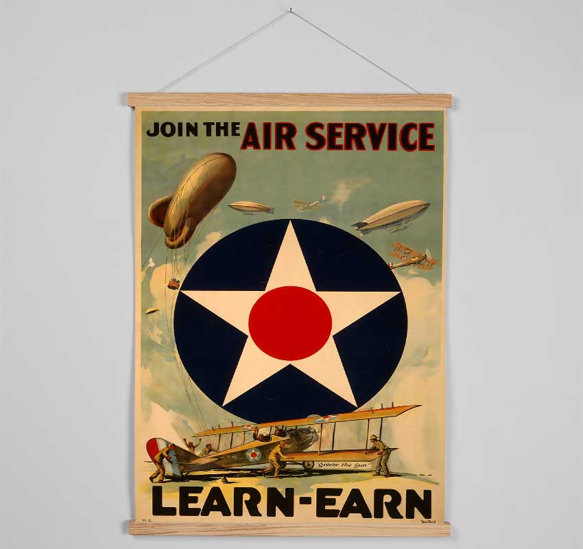 Air Service Hanging Poster - Wallart-Direct UK