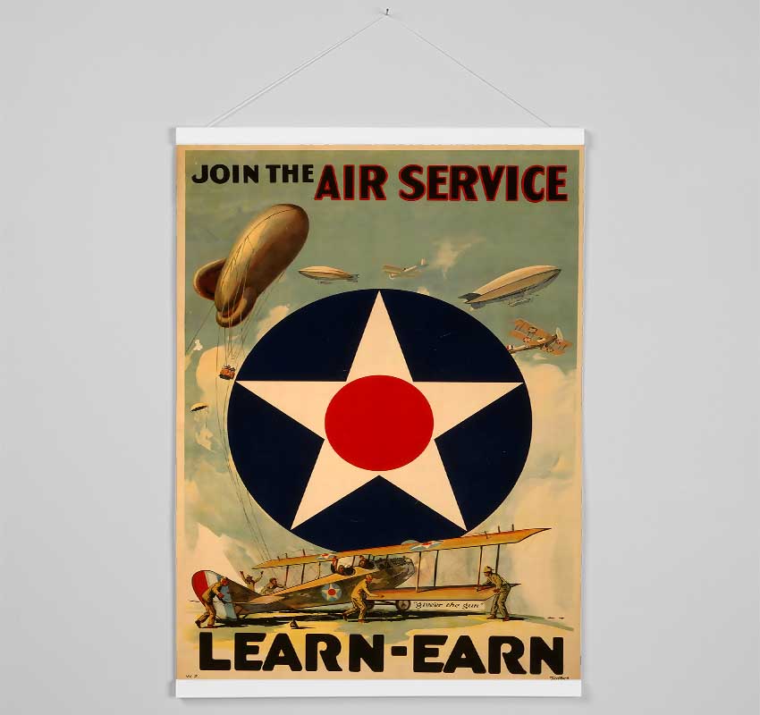 Air Service Hanging Poster - Wallart-Direct UK