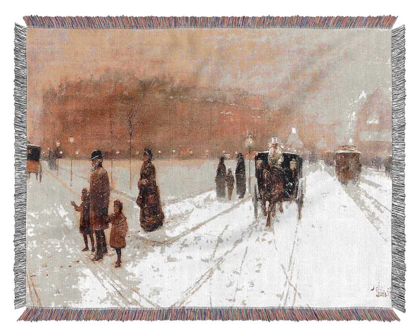 Hassam An Urban Fairy Tale Land Woven Blanket