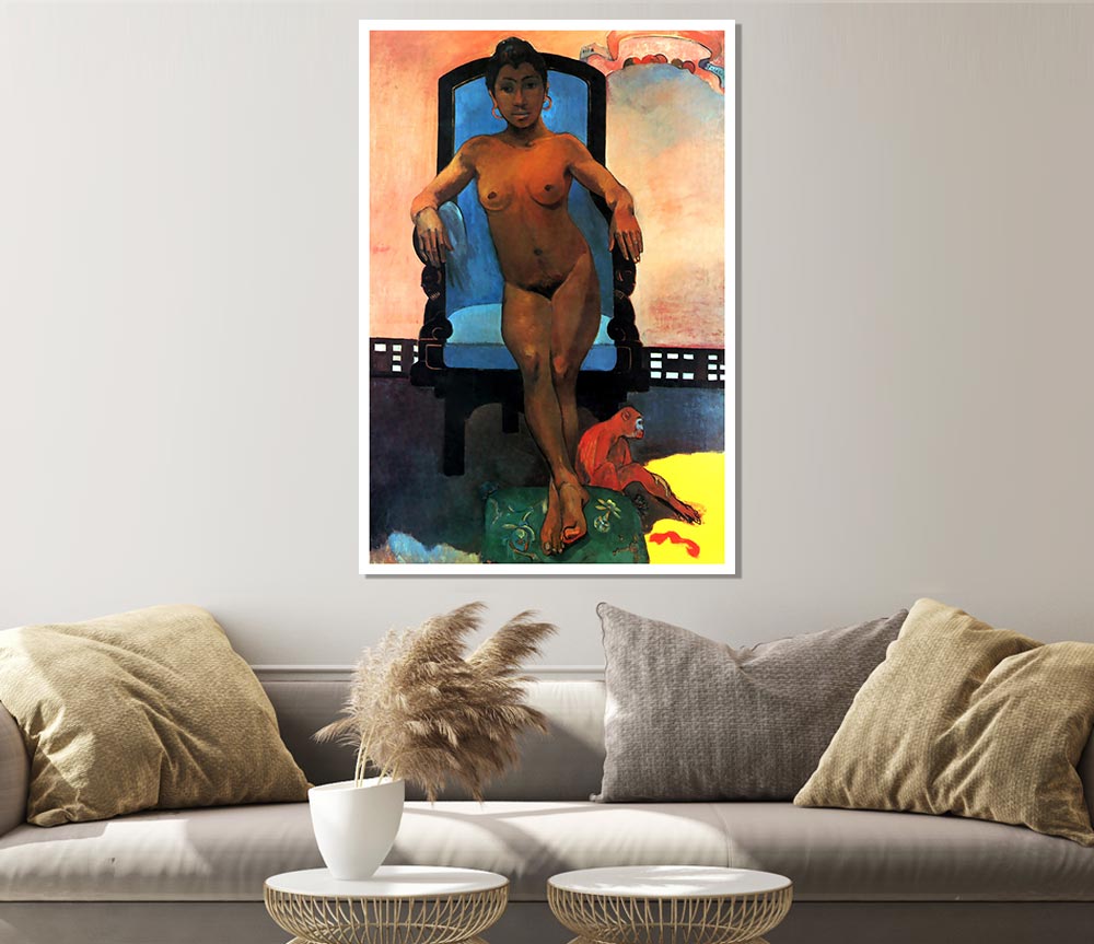 Gauguin Anna The Java Woman Print Poster Wall Art
