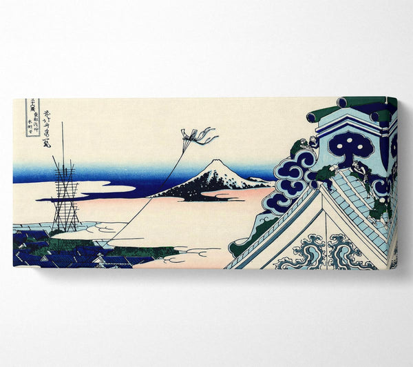 Hokusai Asakusa Honganji-Tempel