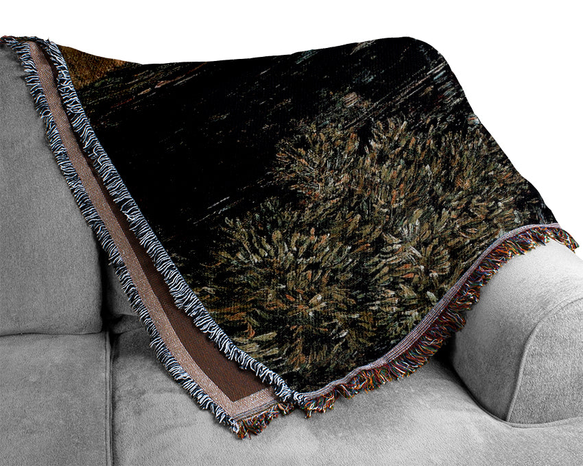 Hassam At The Piano Woven Blanket