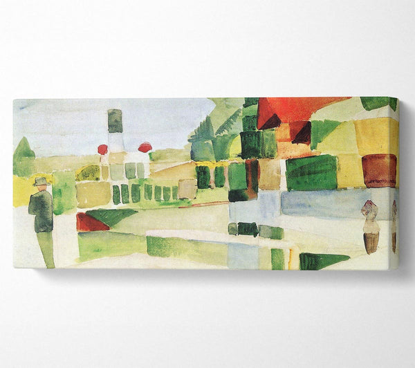 August Macke Bei den Schiffen