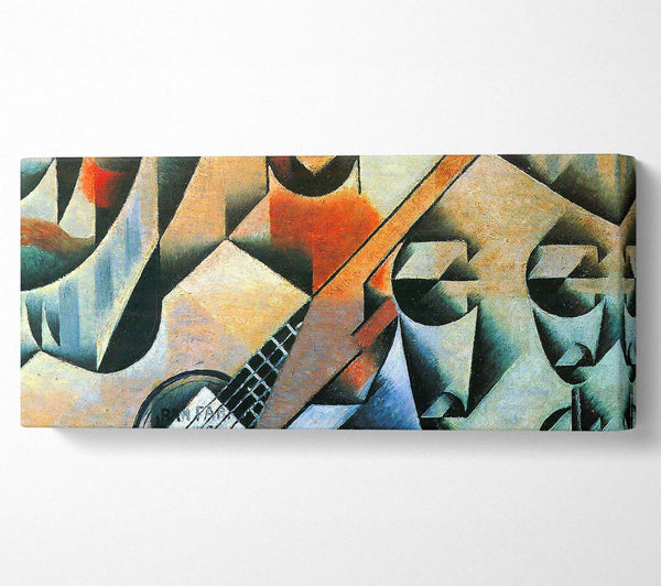 Juan Gris Banjo (Gitarre) und Brille