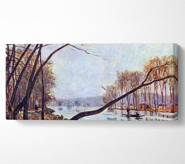 Sisley Ufer der Seine im Herbst