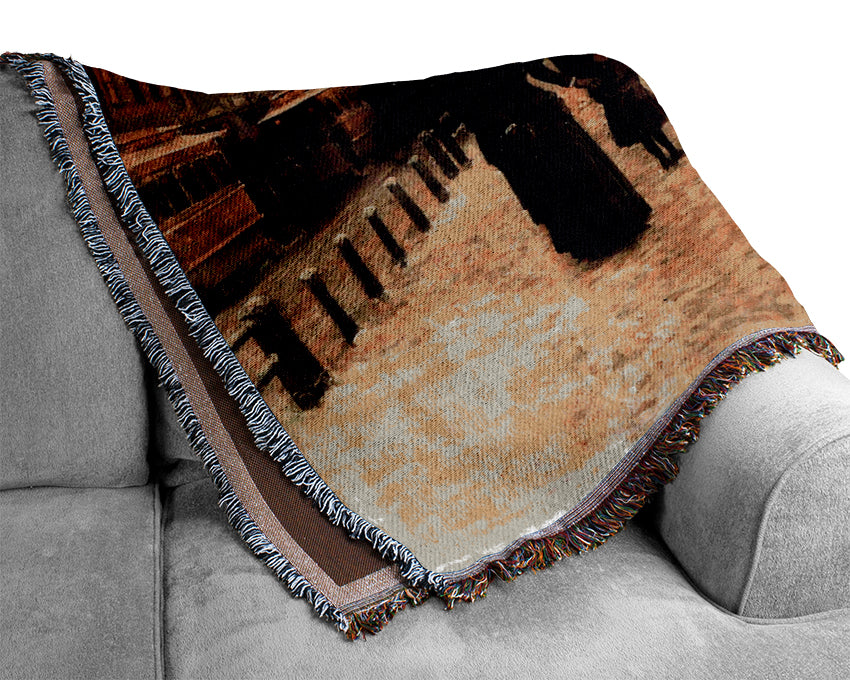 Hassam Boston In Everyday Twilight Woven Blanket