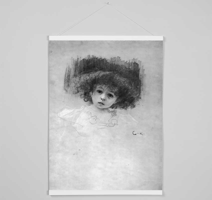 Klimt Breast Image Of A Child Hanging Poster - Wallart-Direct UK