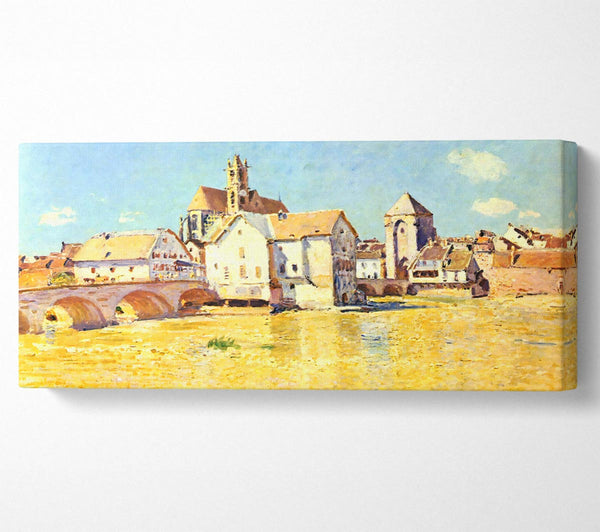 Sisley Brücke von Moret in der Morgensonne