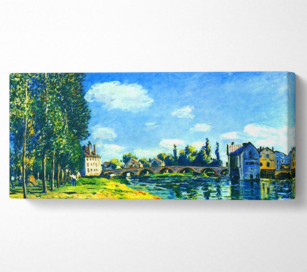 Sisley Brücke von Moret im Sommer