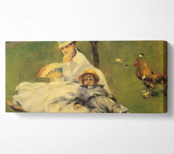 Renoir Camille Monet und ihr Sohn Jean im Garten von Argenteuil