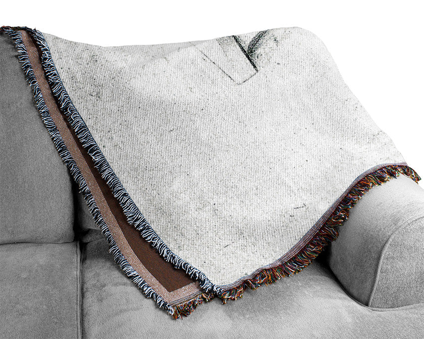 Juan Gris Caraffe And Glass Woven Blanket
