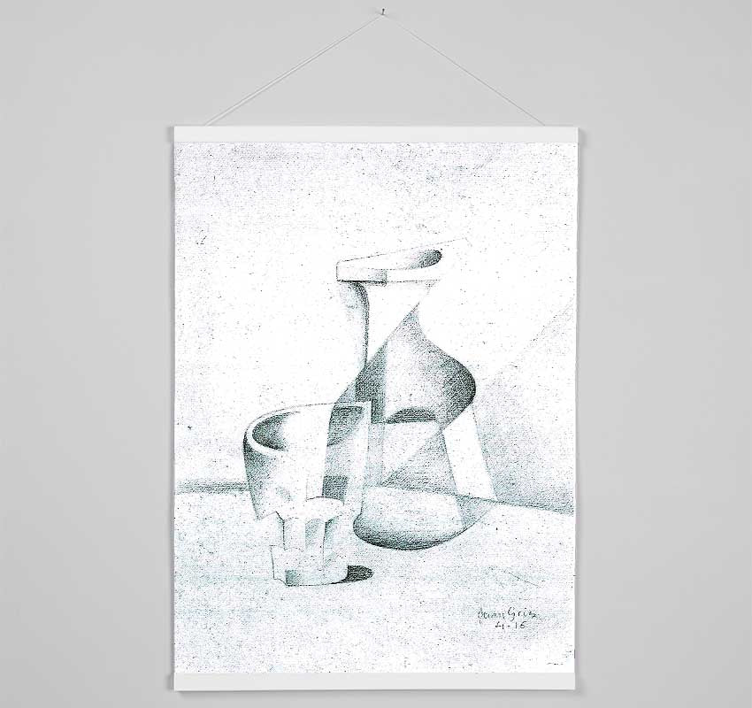 Juan Gris Caraffe And Glass Hanging Poster - Wallart-Direct UK