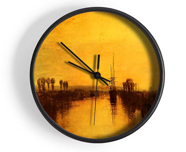 Joseph Mallord Turner Chichester Canal Clock - Wallart-Direct UK