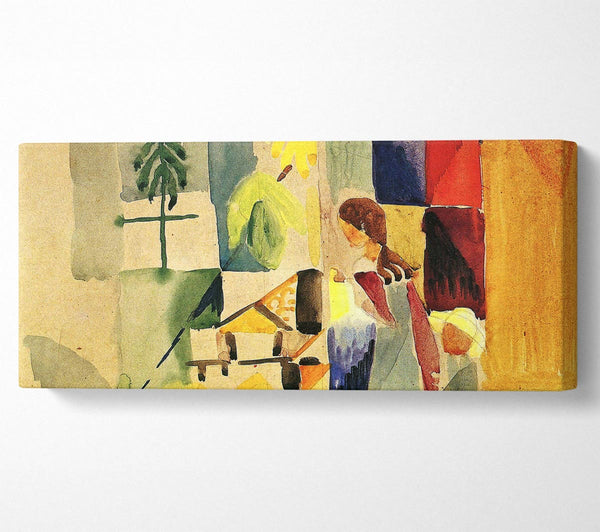 August Macke Kinder beim Gemüseladen 2