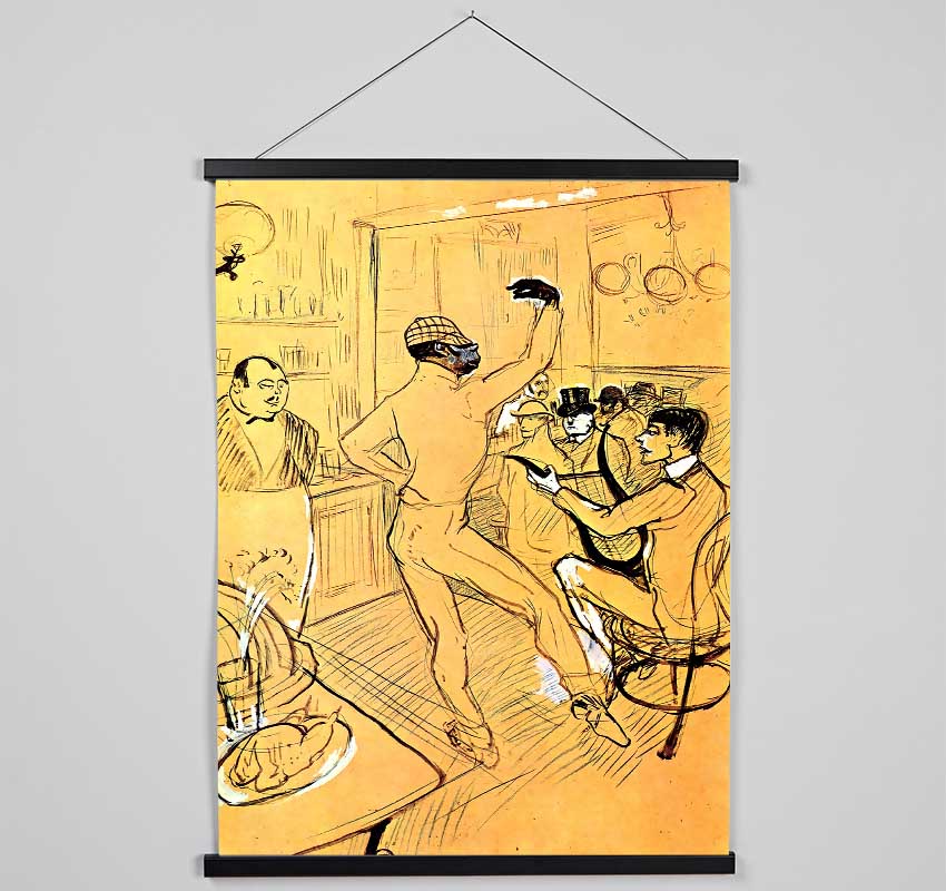 Toulouse Lautrec Chocolat Dance Hanging Poster - Wallart-Direct UK