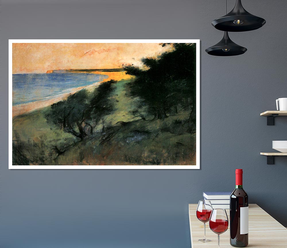 Lesser Ury Coast Of Rugen Print Poster Wall Art