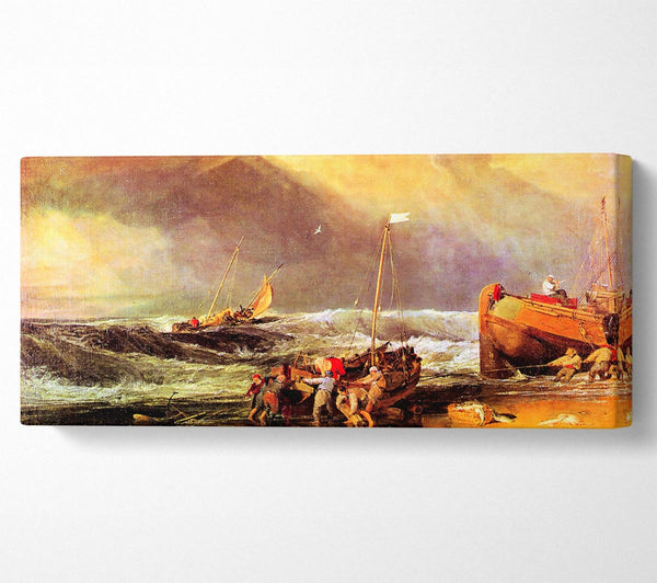 Joseph Mallord Turner Coastal Scene With Fishermen
