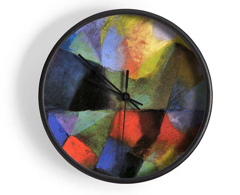 August Macke Colour Clock - Wallart-Direct UK