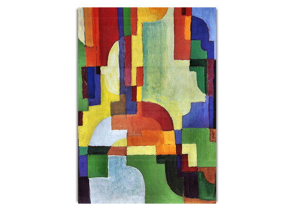 Farbige Formen (I) von August Macke