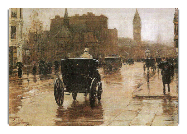 Columbus Avenue von Hassam