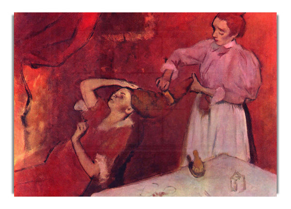 Haare kämmen von Degas