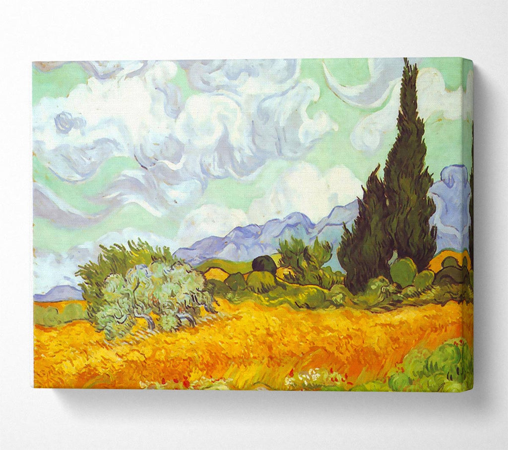 Picture of Van Gogh Cornfield With Cyprusses Canvas Print Wall Art