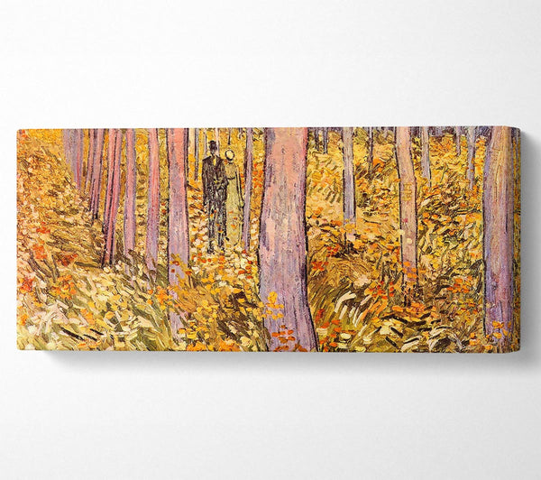 Van Gogh Couple Walk In The Woods