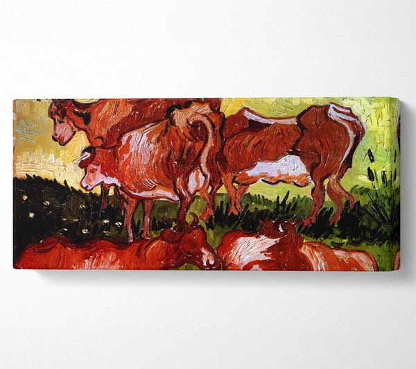 Van Gogh Cows After Jordaens