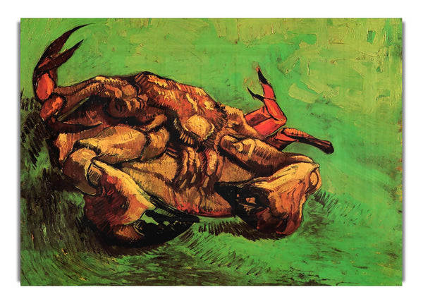 Krabbe auf dem Rücken von Van Gogh