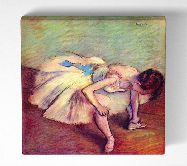 Picture of Degas Dancer 2 Square Canvas Wall Art