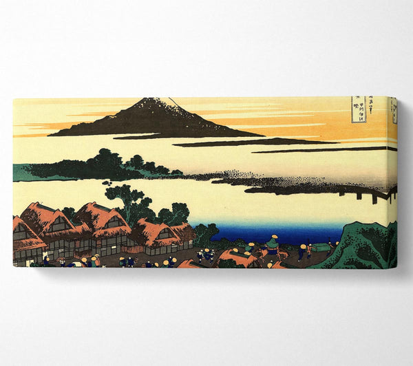 Hokusai: Morgendämmerung in Isawa in der Provinz Kai