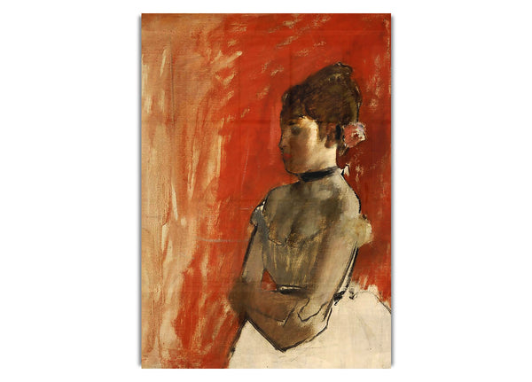 Degas Balletttänzerin mit verschränkten Armen