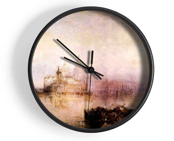 Joseph Mallord Turner Dogana And Santa Maria In Venice Clock - Wallart-Direct UK
