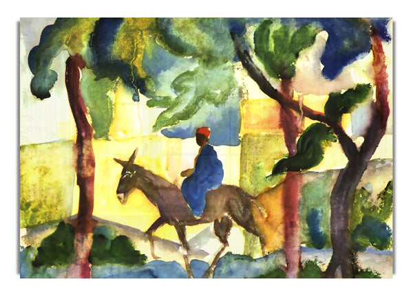 Eselreiter von August Macke