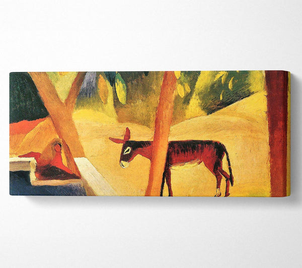 August Macke Esel in den Palmen