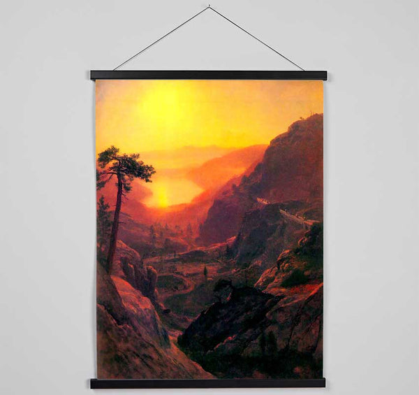 Bierstadt Donner Lake Hanging Poster - Wallart-Direct UK