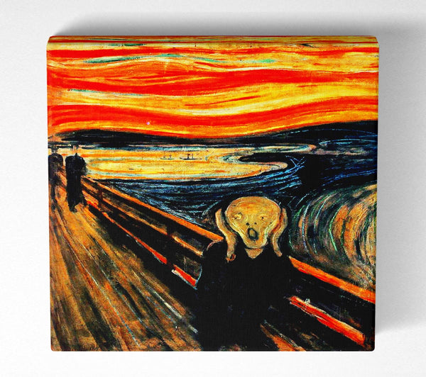 Picture of Edvard Munch The Scream Square Canvas Wall Art
