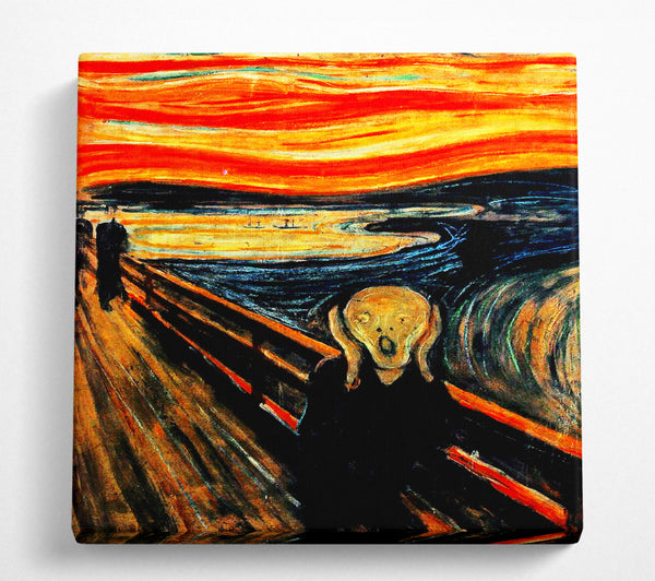 A Square Canvas Print Showing Edvard Munch The Scream Square Wall Art
