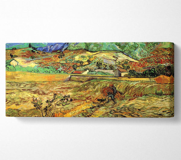 Van Gogh Enclosed Wheat Field With Peasant