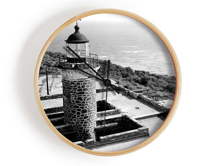 Ansel Adams Faro Isla De Culebritas 2 Clock - Wallart-Direct UK