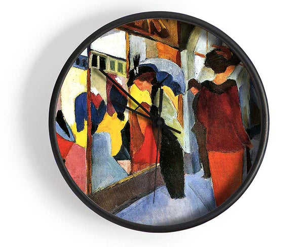 August Macke Fashion Store Clock - Wallart-Direct UK