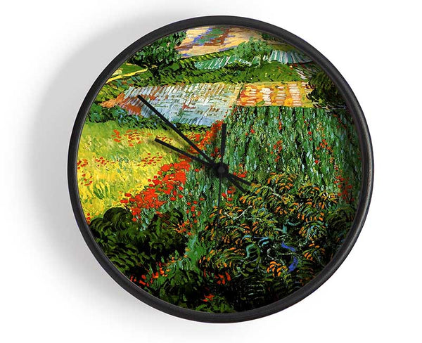 Van Gogh Field With Poppies Clock - Wallart-Direct UK