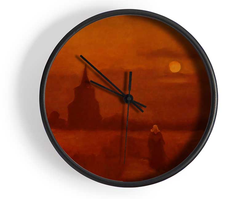 Van Gogh The Old Tower In The Fields Clock - Wallart-Direct UK